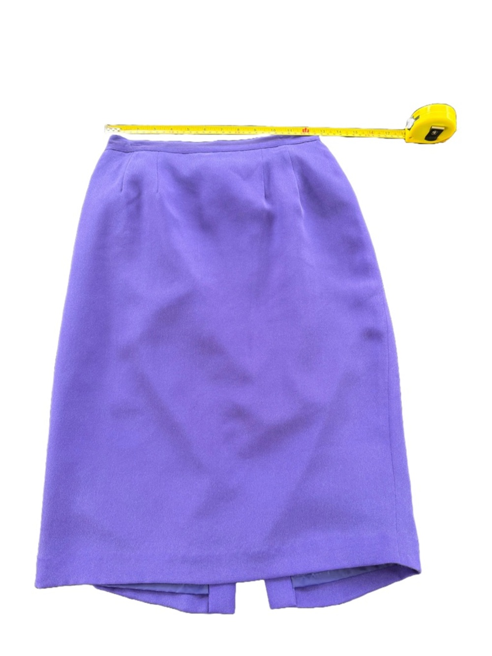 Vintage Purple/Blue Women's Silk Pencil Skirt